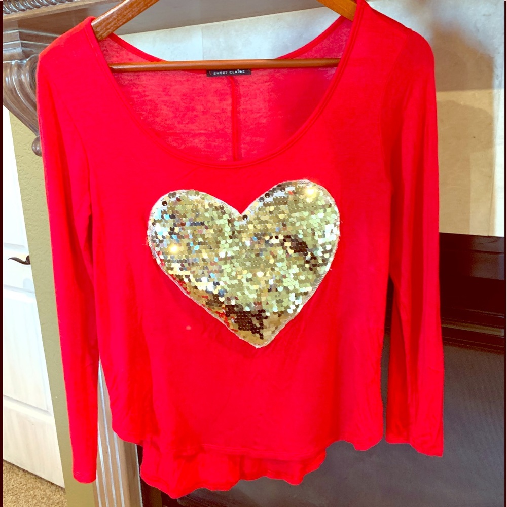 Sequence Red Gold T-shirt